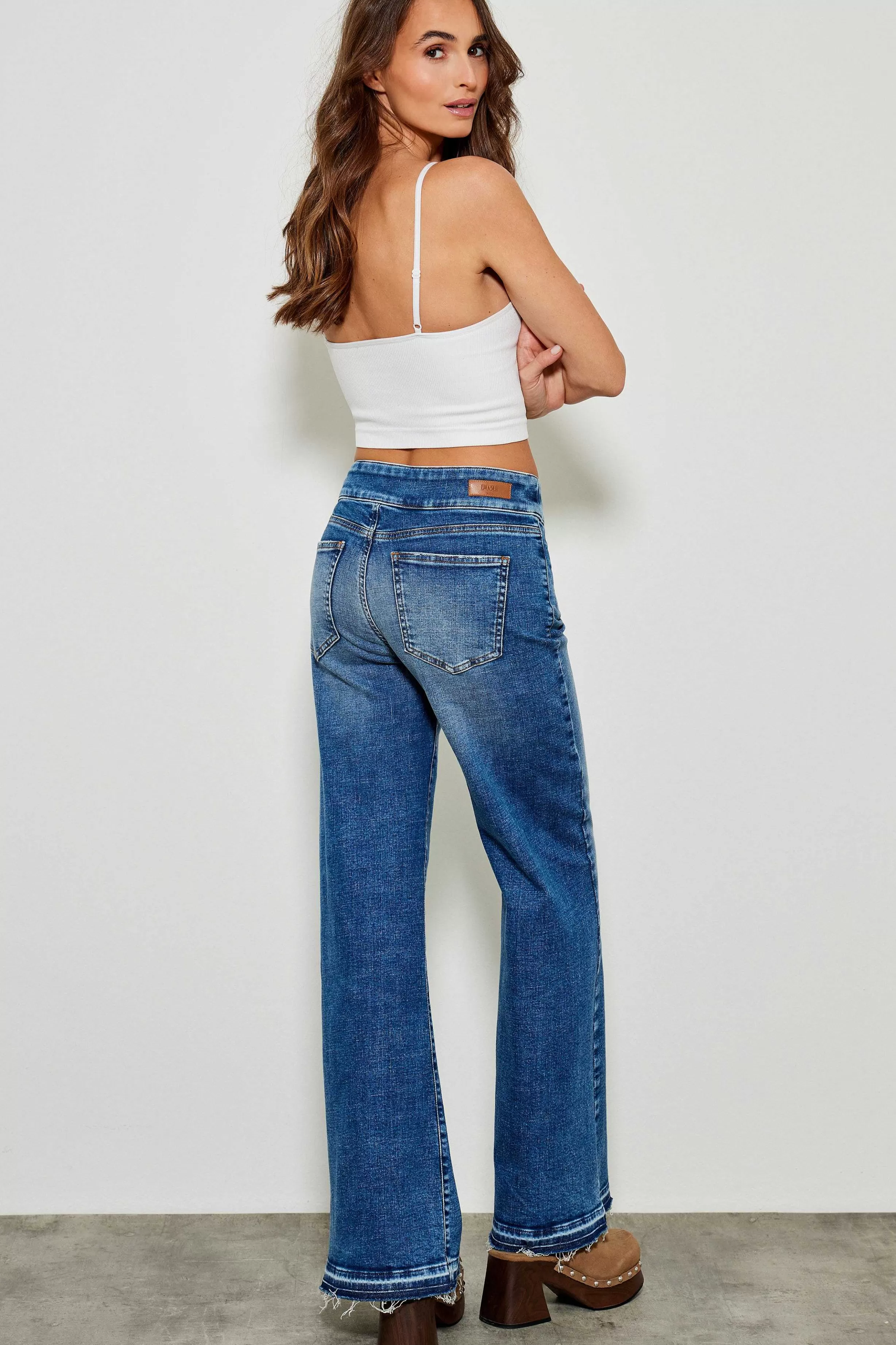 Five Jeans 331 Lou Jeans Large Middels Bla Best