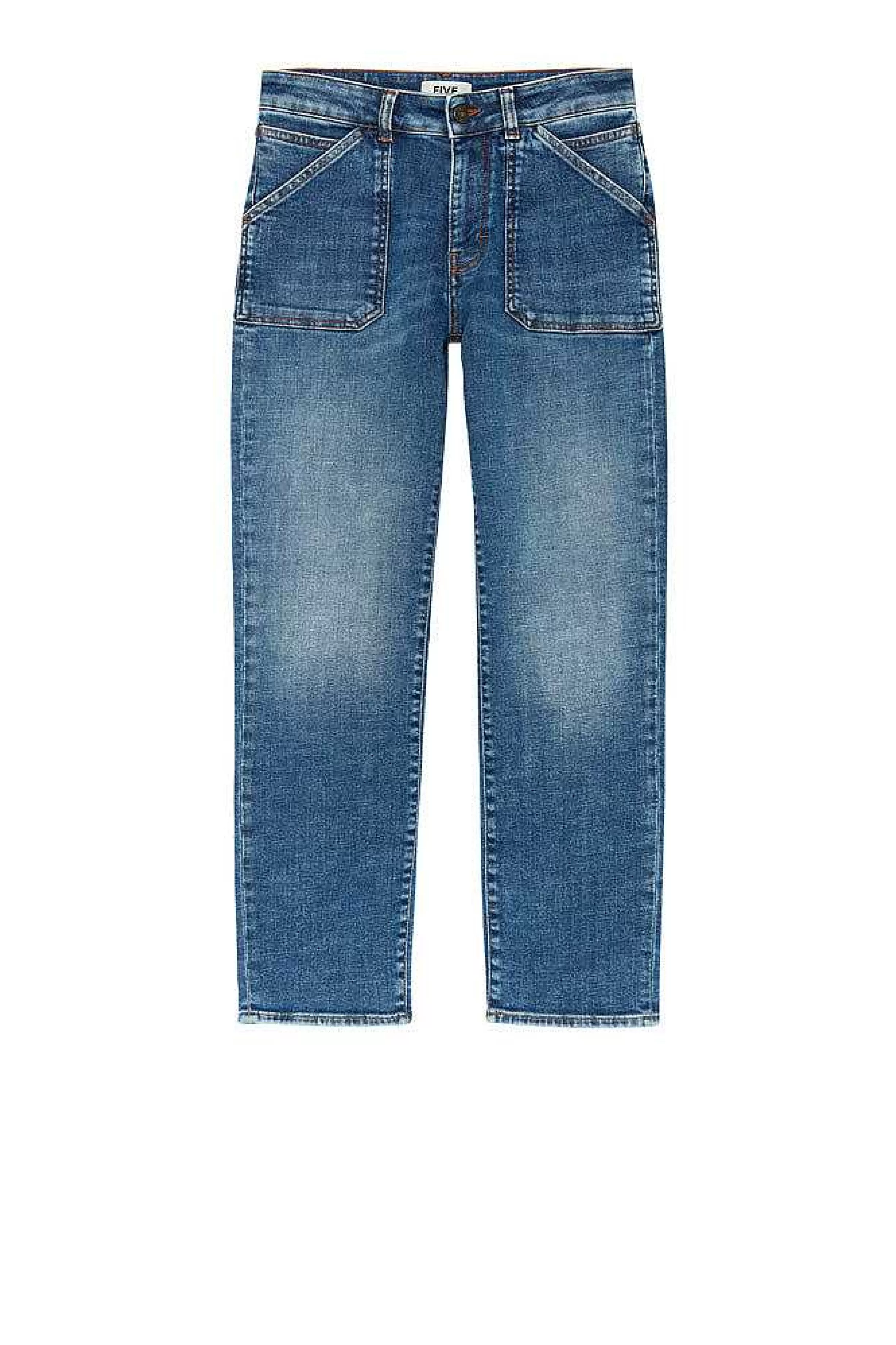 Five Jeans 331 Lourdes Vide Jeans Middels Bla New