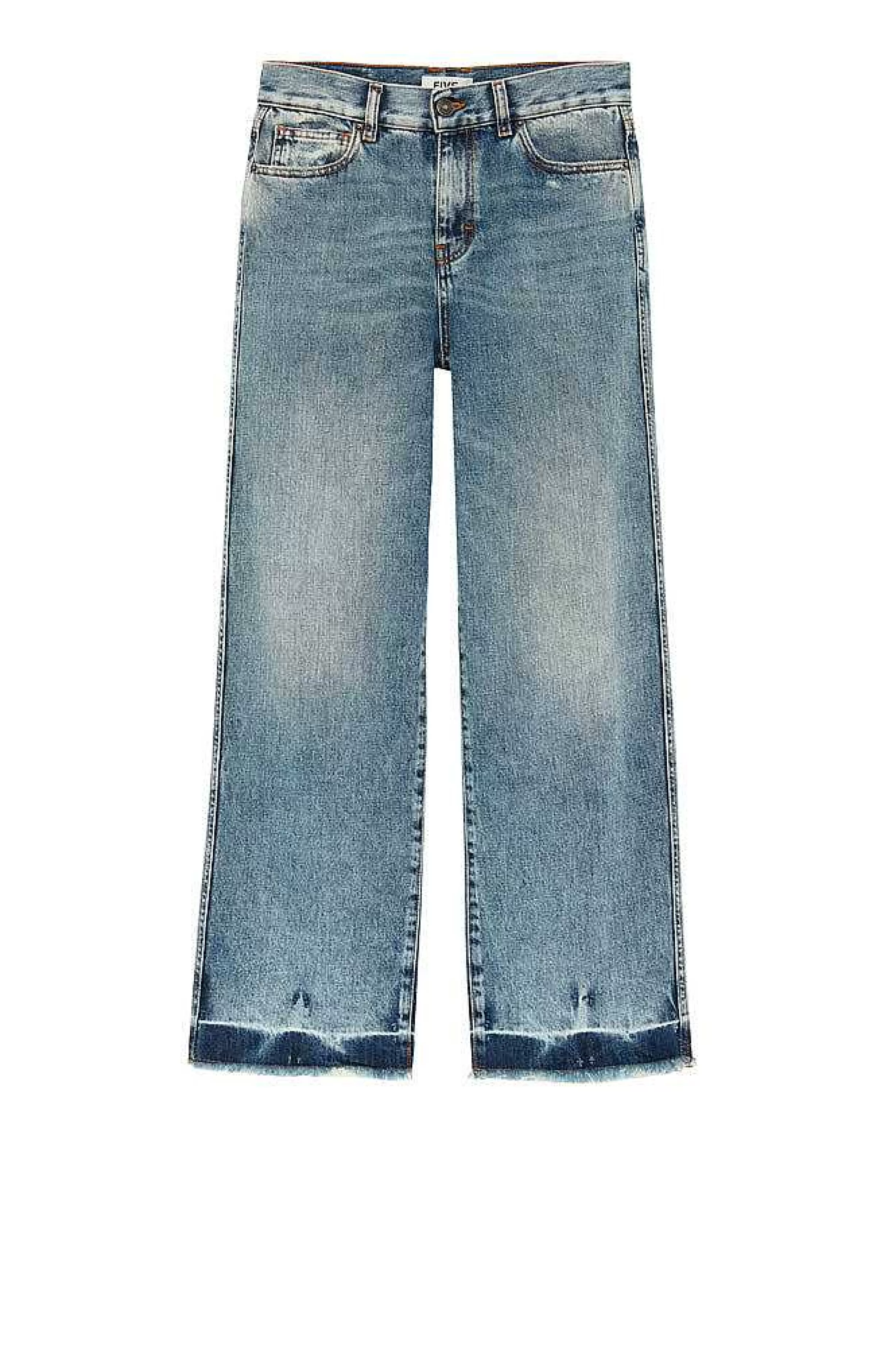 Five Jeans 512 Lena Jeans Large Middels Bla Outlet