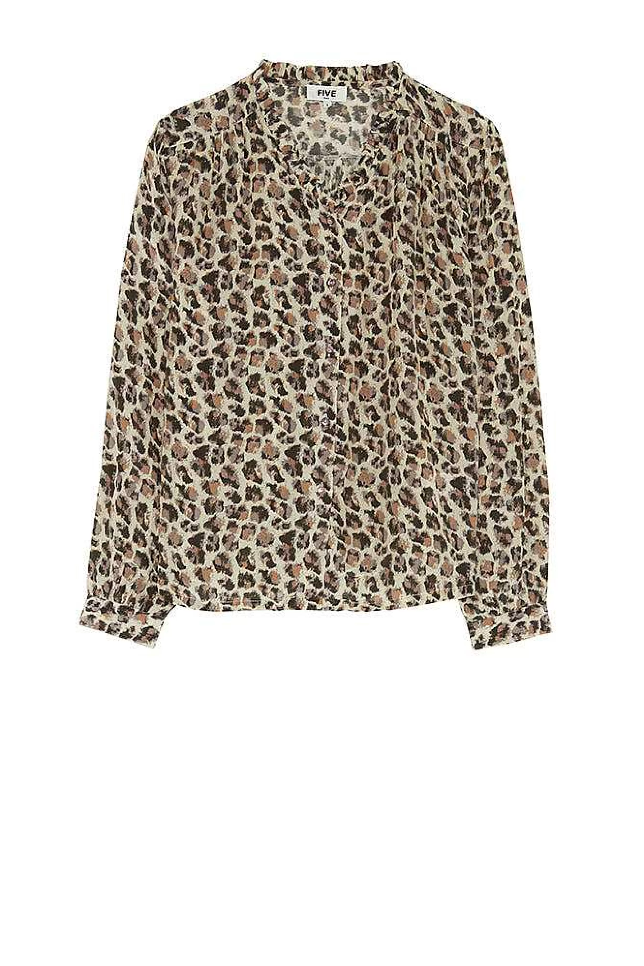 Five Jeans Conrad Skjorte Leopard Online